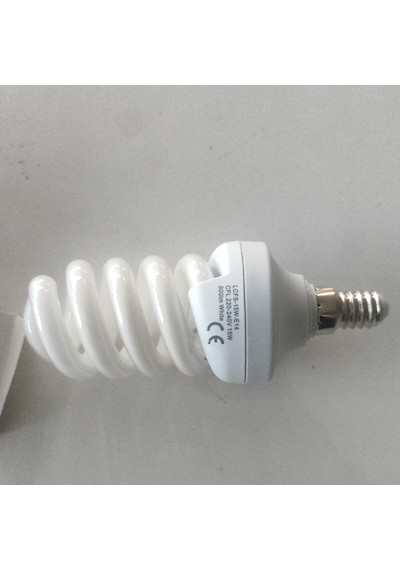 15w E14 İnce Duy Spiral Tasarruflu Ampul Beyaz Işık 6400k Lonsth 15w E14 İnce Duy