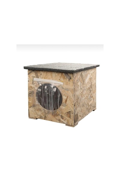 Kedi Kulübesi Kedi Yuvası Kedi Evi -1 Kg Mama Hediyeli-30x33x36cm Iç Ve Dış Mekan Su Ve Isı Yalıtım