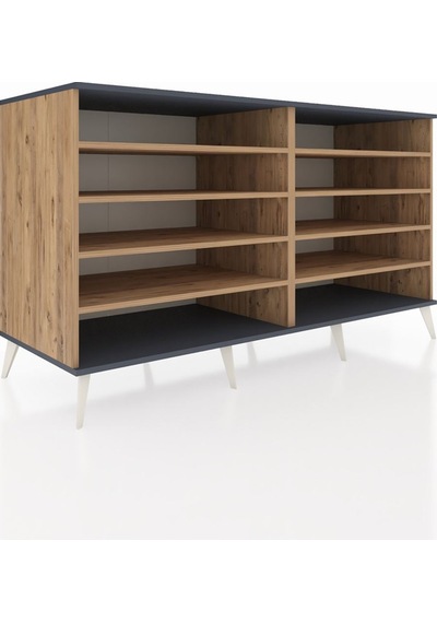 Kronos Konsol 8 Raflı 176x59x99 Çam-antrasit/çam Çam-antrasit/çam Kronos Konsol 8 Raflı 176x59x99 Çam-antrasit/çam Çam-antrasit/çam