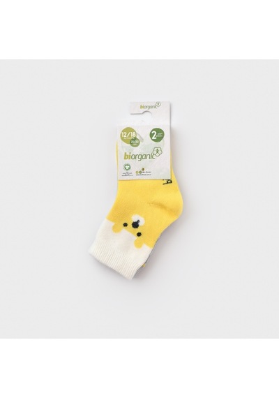 Biorganic 68413 Happy Bear 2'li Bebek Çorabı