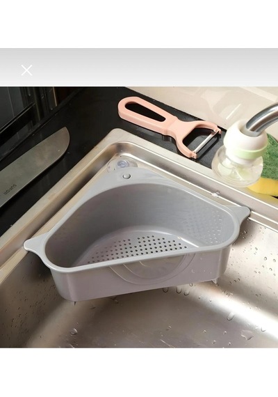 Süzgeçli Mutfak Sepeti Asılı Lavabo Mutfak Banyo Düzenleyici Depolama Rafı Sepet Organizatörü Süzgeç Diğer