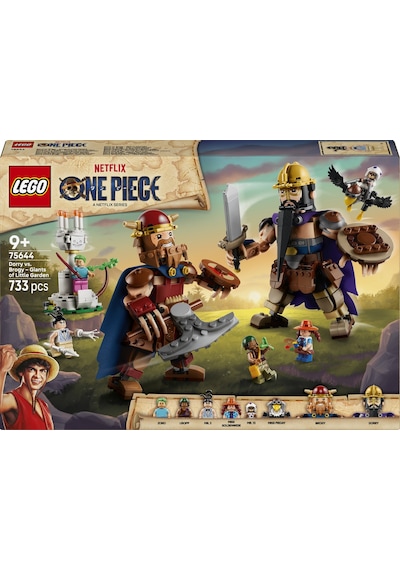 LEGO® ONE PIECE Dorry, Brogy’ye Karşı – Little Garden Devleri 75644 - 9+ için Figür İçeren Yaratıcı Oyuncak Yapım Seti (733 Parça)
