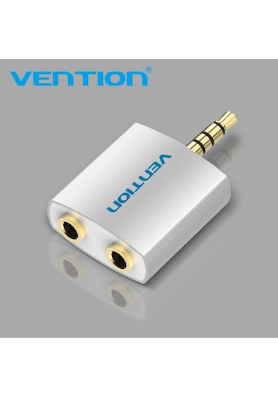 Vention 3.5Mm Aux Kulaklık Mikrafon Çoklayıcı 4 Boğum