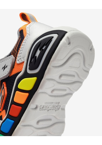 Skechers Play Scene - Storm Brights Küçük Erkek Çocuk Gri Spor Ayakkabı 407606n Slbk Gri