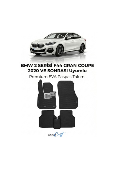 OtoCraft Bmw 2 Serisi F44 Gran Coupe 2020 Ve Sonrası Araca Özel 3d Havuzlu Eva Paspas