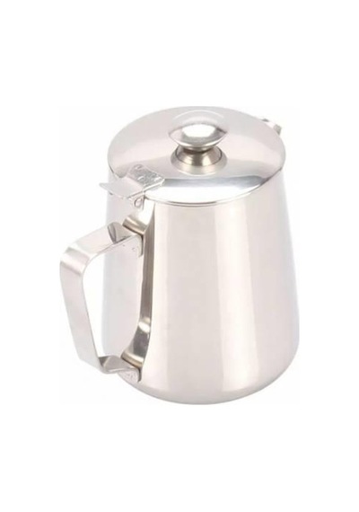 700 Ml Adria Kapaklı Kahve Süt Potu Pitcher 304 18 10 Paslanmaz N113364 Çok Renkli