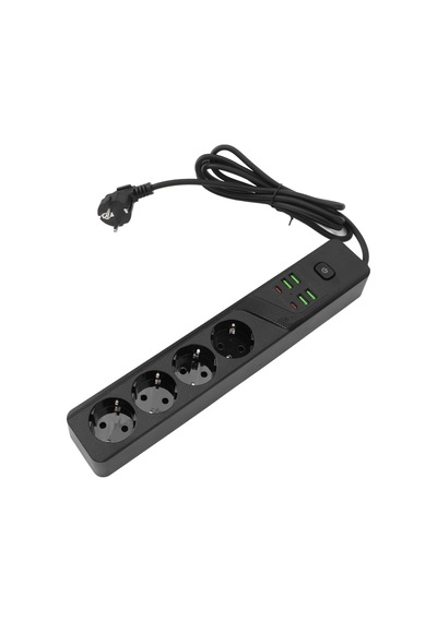 Akıllı Akım Korumalı Priz 4'lü Ab Standart Priz + 4x Usb & 2x Type-c Hızlı Şarj Portlu, Emniyet Anahtarlı Güç Şeridi - 936839411 Akıllı Akım Korumalı Priz 4'lü Ab Standart Priz + 4x Usb & 2x Type-c Hızlı Şarj Portlu, Emniyet Anahtarlı Güç Şeridi - 936839411