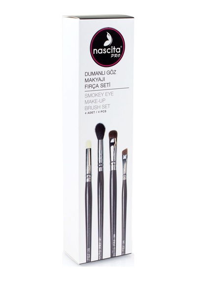 Nascita Pro Dumanlı Göz Makyaj Fırça Seti 4'lü Nasbrushset48