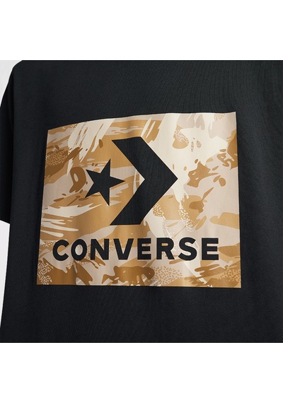 Converse Star Chevron Camo Erkek Siyah T-shirt