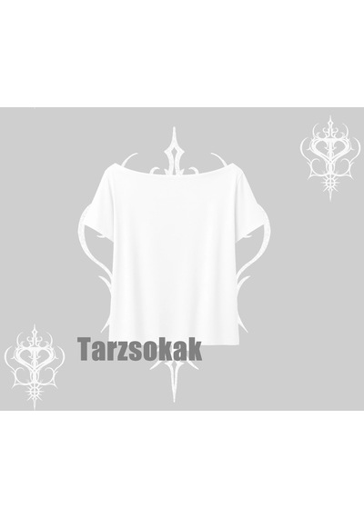 Startmore Startmore Am Hungry Kedi Baskılı Kayık Yaka Tshirt Beyaz