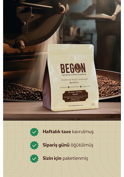 Nord Kivu Premium Espresso Öğütülmüş Kahve Fırsat Paketi 250g X 3 Adet Espresso