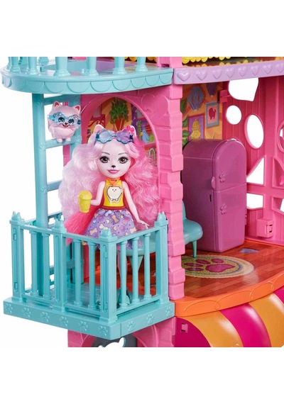 Mey İthalat Enchantimals Şehir Evi Ve Kafe Oyun Seti Hhc18