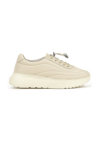 Ziya, Kadın Hakiki Deri Sneaker 1531050z2650f100k Bej 1531050z2650f100k 340 Bej