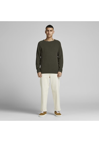 Jack & Jones Bisiklet Yaka Kazak-Hill 12157321 Olive Night Haki
