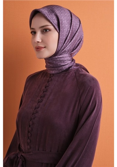 Armine Saf İpek Sura Eşarp 9622d 82 vizon
