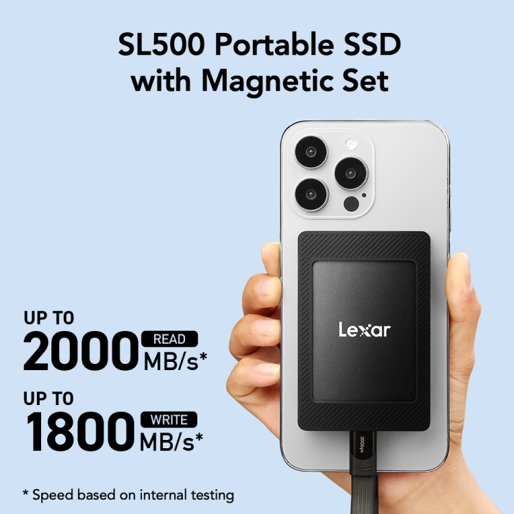 Lexar Sl500 Manyetik 1tb 2000mb/sn Taşınabilir Ssd Lsl500m001t-rnbng