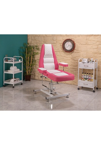 Royal Hidrolikli Cilt Bakım Ve Bakım Koltuk-pembe Labortech-2413 Pembe