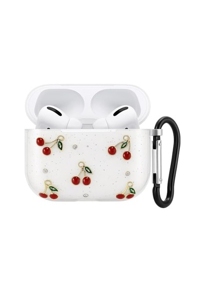 Airpods 3. Nesil İle Uyumlu Glitter Silikon Kılıf Şeffaf Simli Koruyucu Kiraz Deseniyle Askı Aparatı Dahil Çanta K Çok Renkli Airpods 3. Nesil İle Uyumlu Glitter Silikon Kılıf Şeffaf Simli Koruyucu Kiraz Deseniyle Askı Aparatı Dahil Çanta K Çok Renkli