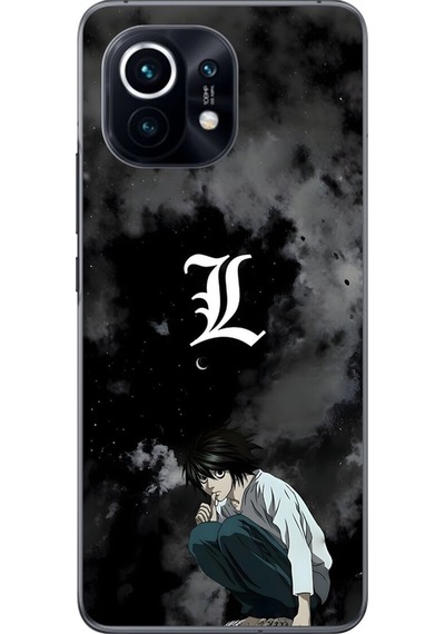 Xiaomi Mi 11 Uyumlu Şeffaf Kılıf Death Note 2 Tasarımlı