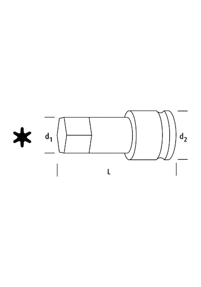 Osaka Ln12t45 Torks Lokma 1/2'' T45
