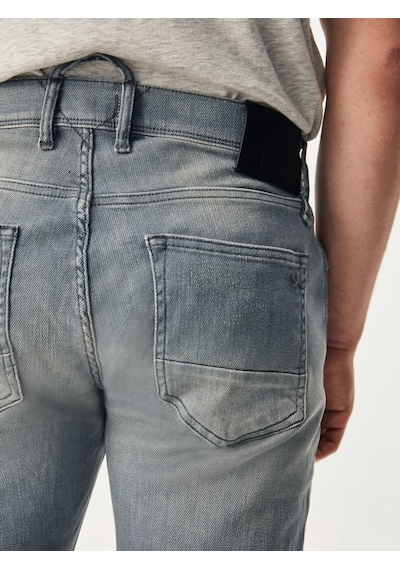 LTB Lance Dar Paça Orta Bel Mid Indigo Jean Bermuda Mavi