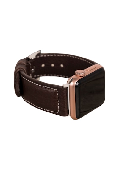 Bouletta Apple Watch Uyumlu Deri Kordon 42-44-45mm Nm4-as3 Kahve