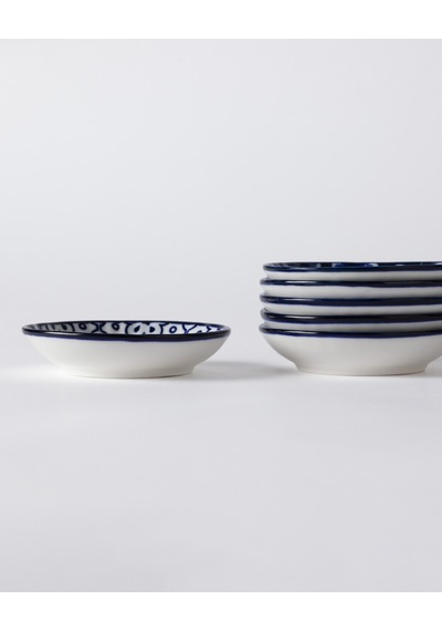 Reve Bleu Vista Mini Kase Seti - Mavi/beyaz - 9 Cm 8684427358634 Çok Renkli