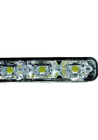 6 Ledli Gündüz Farı Gündüz Ledi Drl Led Lamba 18W Su Geçirmez