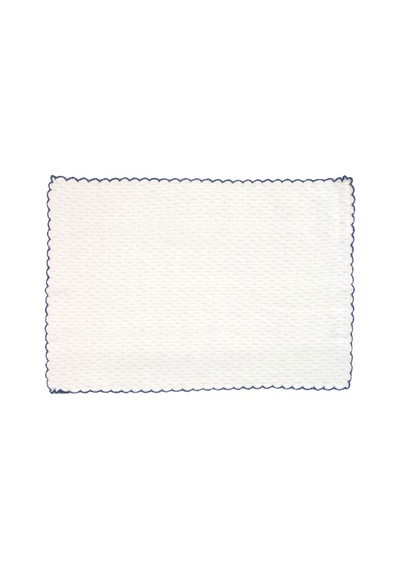 Bebekevi 755 6 Parça Penye Mendil 25 x 25 CM Mavi