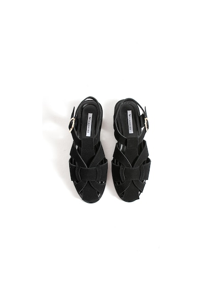 Wolk Shoes Asel Kadın Sandalet Siyahsüet