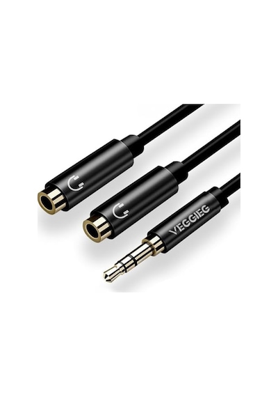 3.5mm 2 Kulaklık Çoklayıcı Y Kablo