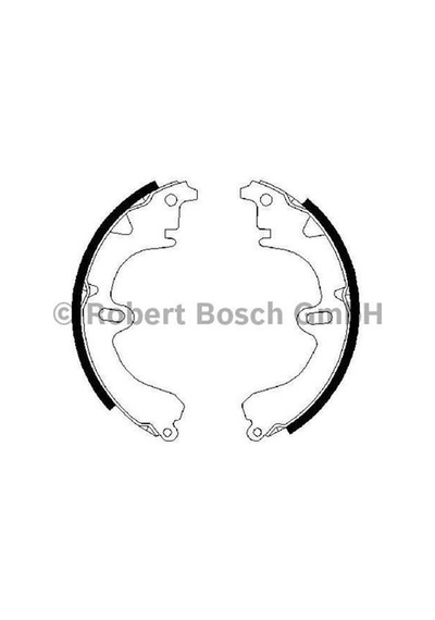 BOSCH 986487277 KAMPANA BALATA Corolla Uyumlu 88-92 200x37