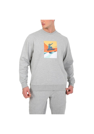 Esqudo Snowboard Erkek Sweatshirt Eswtp0006 Gri