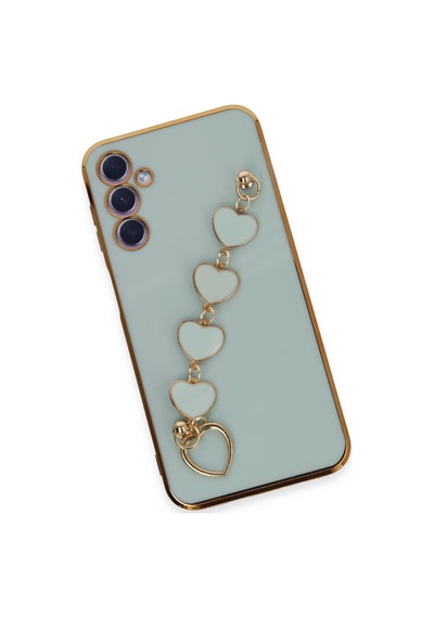Samsung Uyumlu Galaxy A24 4g Kılıf Esila Silikon Su Yeşili/