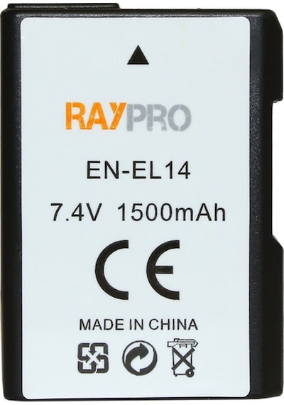 Nikon D3100 D3200 D3300 D3400 için En-El14 Batarya Pil Enel14