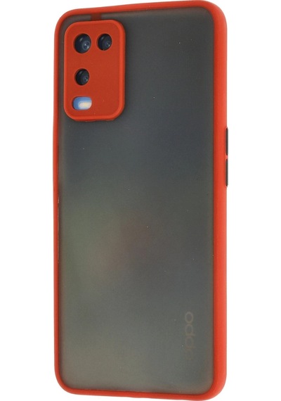 Newface Oppo A54 4g Kılıf Montreal Silikon Kapak Semeglbl - 62 - Kırmızı