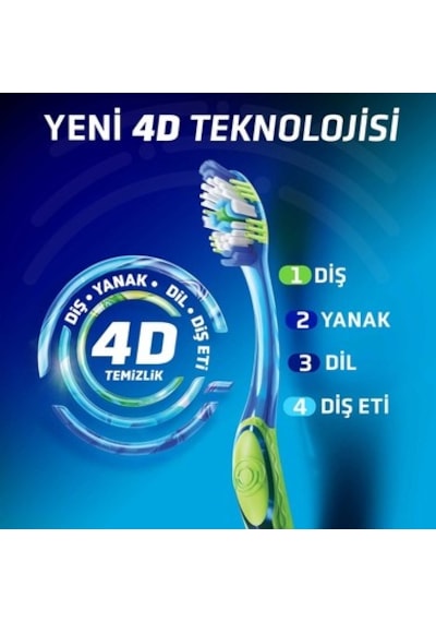 Ultra Clean Expert 4d Diş Fırçası, Temizleyici Etki