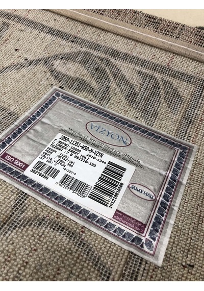 Saray Halı Vizyon 11351 Ws 200X300 Gri Beyaz 6 M2 Halı !