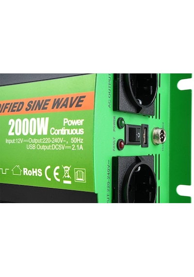 Ns2000-12 Apex 2000w Modifiye Sinüs İnverter 12v