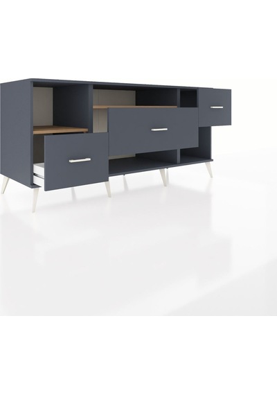Kronos Konsol 2 Raflı 3 Çekmeceli 176x59x83 Antrasit-çam/antrasit Çam/antrasit Kronos Konsol 2 Raflı 3 Çekmeceli 176x59x83 Antrasit-çam/antrasit Çam/antrasit