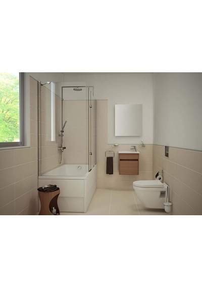 Minimax A44790 Tuvalet Fırçalığı, Krom Beyaz - Çok Renkli