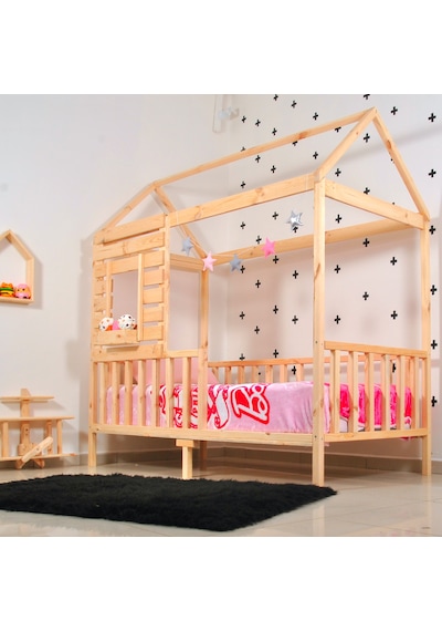 Markaawm Markaawm Montessori Yatak Çocuk Odası Bebek Beşik 90X190 Karyola Akçaağaç