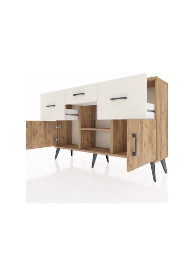 Arges Konsol Tek Raflı 3 Çekmeceli 3 Kapaklı 132x30x83 Çam-çam/aytaşı Çam/aytaşı Arges Konsol Tek Raflı 3 Çekmeceli 3 Kapaklı 132x30x83 Çam-çam/aytaşı Çam/aytaşı