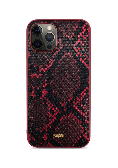 Kajsa Apple Uyumlu iPhone 12 Pro Max Kılıf Kajsa Glamorous Serisi Snake Pattern Kapak ZORE-218949