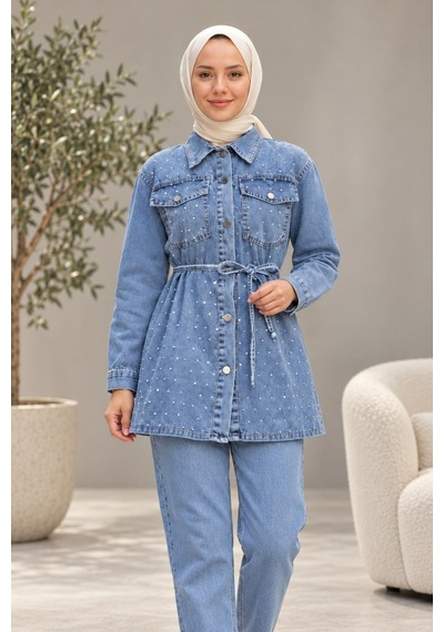 Hb Harma Time Butik Kadın Taş Detaylı Tunik Pantolon İkili Açık Mavi Kot Takım Açık Mavi Açık Mavi Hb Harma Time Butik Kadın Taş Detaylı Tunik Pantolon İkili Açık Mavi Kot Takım Açık Mavi Açık Mavi