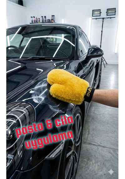 Ufs Domestic Patchwork Kuzu Postu Profesyonel Cila Ve Yıkama Eldiveni