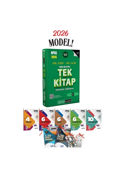 2026 Kpss Gygk Pegem Tüm Dersler Tek Kitap Konu Anlatımı Ve 5 Branş Deneme Seti Hediyeli Set