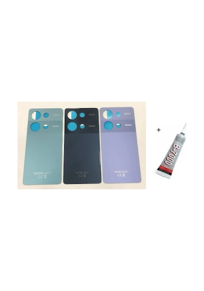 Redmi Note 13 Pro 4g Arka Batarya Pil Kapağı Siyah