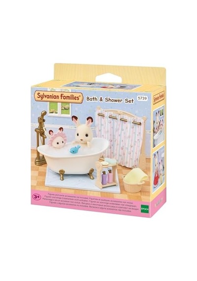 Sylvanian Families Epoch Banyo Ve Duş Seti, Oyuncak