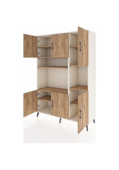 Hyperion Dolap 9 Raflı 6 Kapaklı 132x44x195 Aytaşı-çam/çam Atlas Çam/atlas Çam Hyperion Dolap 9 Raflı 6 Kapaklı 132x44x195 Aytaşı-çam/çam Atlas Çam/atlas Çam